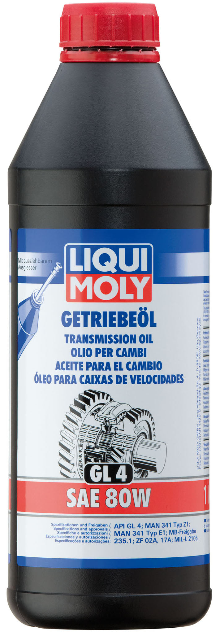 Ulei cutie Liqui Moly GL 4 80W 1L - 10770847