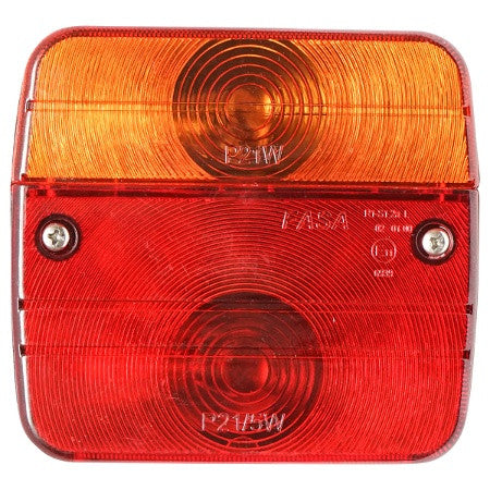 Lampa stop stanga/dreapta spate remorca/camion - cu iluminare placuta inmatriculare 105x97x49mm BRECKNER GERMANY - 12132778