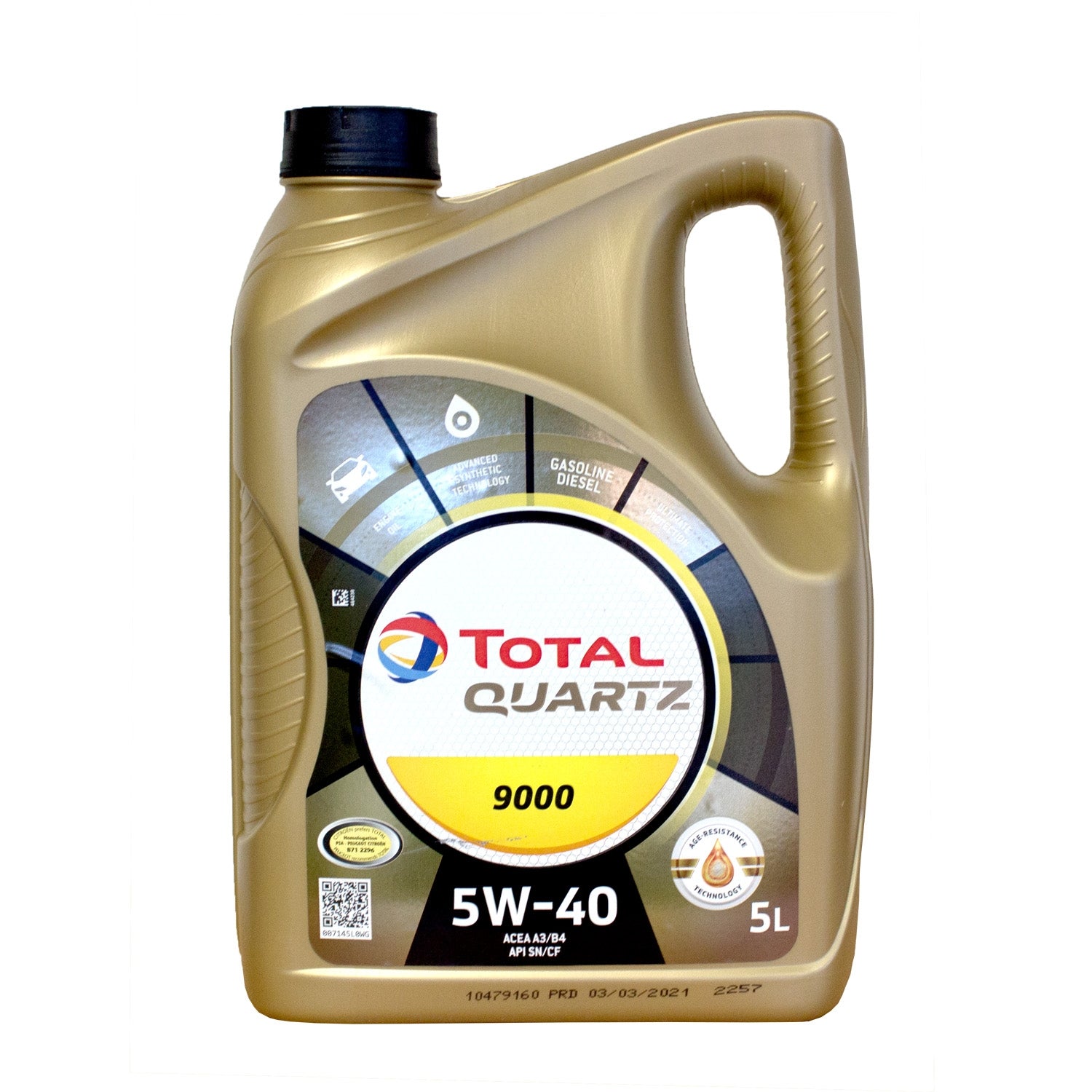 Ulei motor Total Quartz 9000 5W40 5L - 11038876