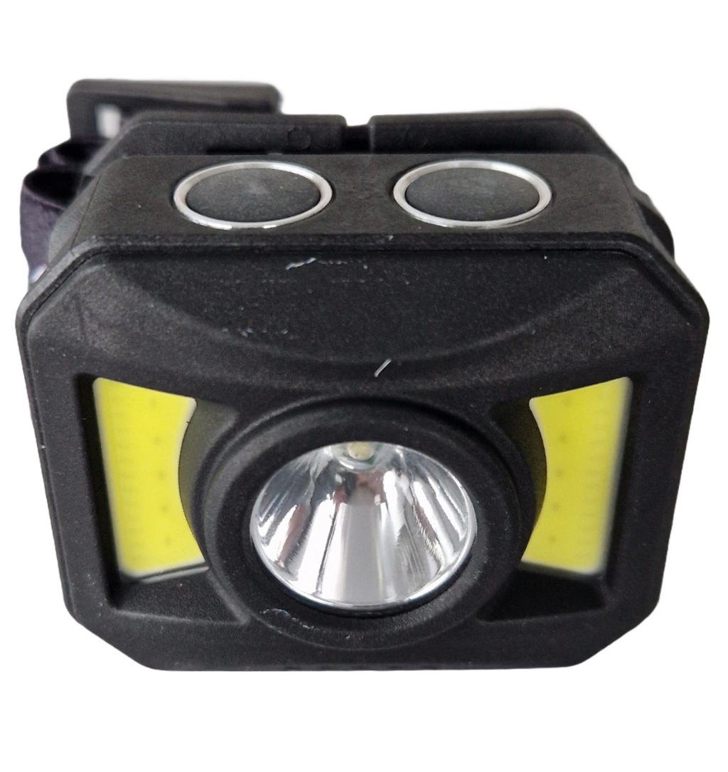Lanterna frontala Foton Sport HL0163 7 moduri, USB-C, 3W+5W COB alb/rosu - 304140163