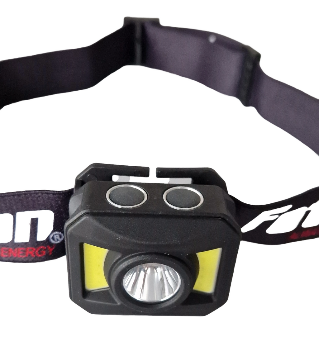 Lanterna frontala Foton Sport HL0163 7 moduri, USB-C, 3W+5W COB alb/rosu - 304140163