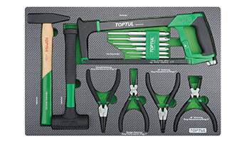 Dulap scule 7 sertare echipate 208 Piese Toptul - GE20820