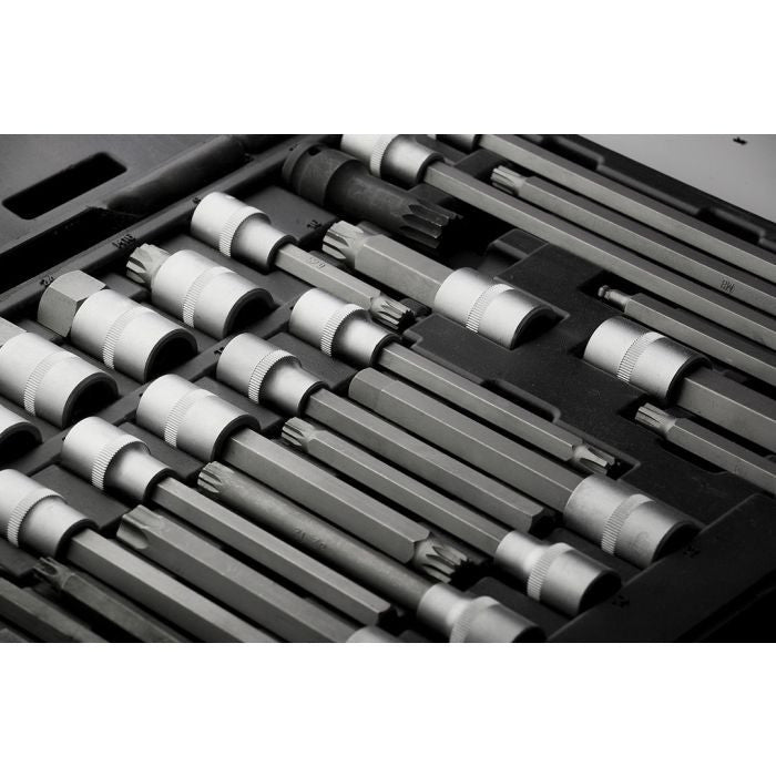 Set tubulare cu bit Torx scurt si lung 1/2 " set 38pcs Neo Tools - 08710
