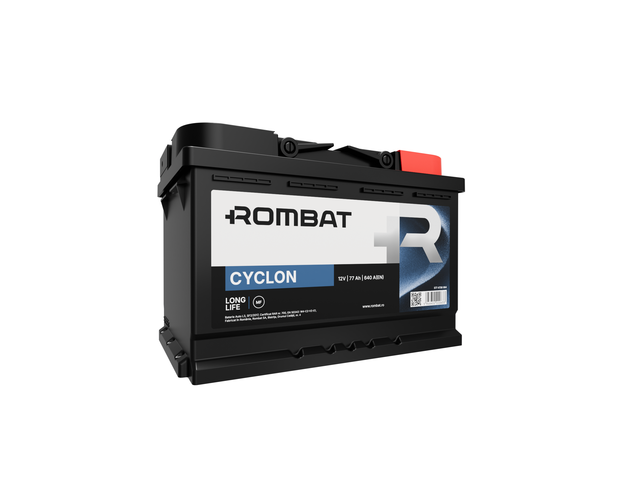 Acumulator Rombat Cyclon 77 Ah - 12146312
