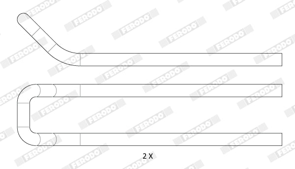 Set accesorii, placute frana FAC176 FERODO