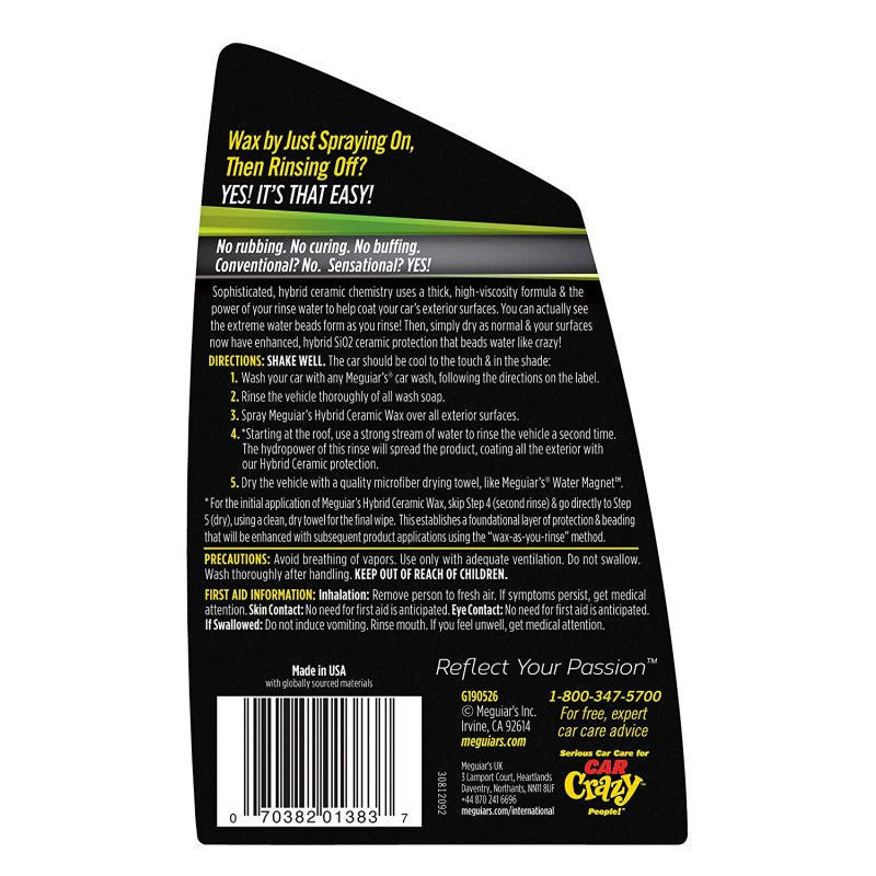 Meguiars Hybrid Ceramic Wax Meguiar's - G190526