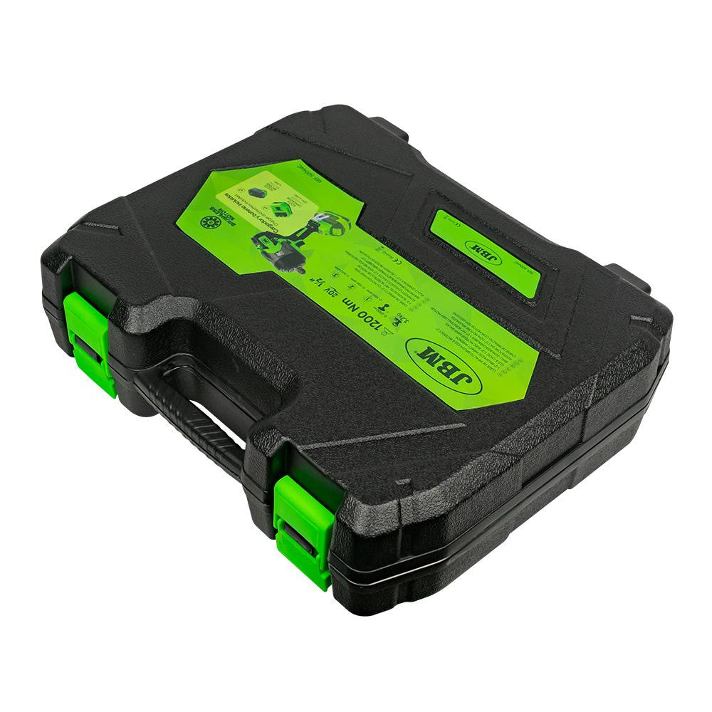 MASINA DE INSURUBAT CU IMPACT PE ACUMULATOR DE 1/2" CU VALIZĂ JBM - 60044C