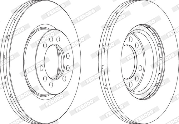 Disc frana FCR235A FERODO