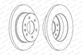 Disc frana FCR311A FERODO