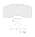 set placute frana,frana disc FCV1828B FERODO