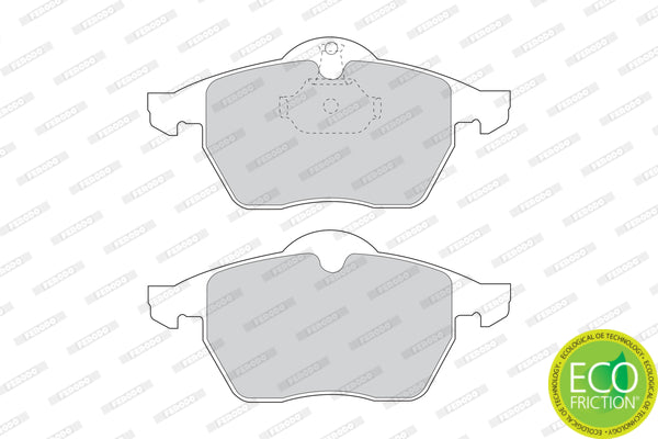 set placute frana,frana disc FDB1068 FERODO