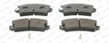 set placute frana,frana disc FDB114 FERODO