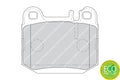 set placute frana,frana disc FDB1512 FERODO