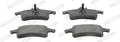 set placute frana,frana disc FDB1524 FERODO