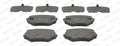 set placute frana,frana disc FDB1565 FERODO
