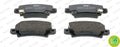 set placute frana,frana disc FDB1574 FERODO