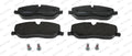 set placute frana,frana disc FDB1615 FERODO