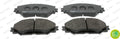 set placute frana,frana disc FDB1891 FERODO