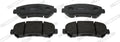set placute frana,frana disc FDB4051 FERODO