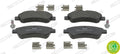 set placute frana,frana disc FDB4066 FERODO