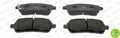 set placute frana,frana disc FDB4110 FERODO