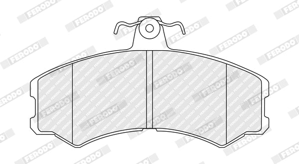 set placute frana,frana disc FDB4225 FERODO