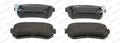 set placute frana,frana disc FDB4235 FERODO
