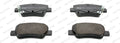 set placute frana,frana disc FDB4411 FERODO