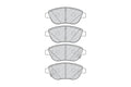 set placute frana,frana disc FDB4458 FERODO