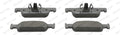 set placute frana,frana disc FDB4615 FERODO
