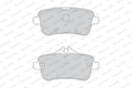Set placute frana FERODO FDB4701