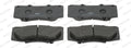 set placute frana,frana disc FDB4715 FERODO