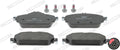set placute frana,frana disc FDB4870 FERODO