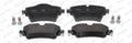 set placute frana,frana disc FDB4945 FERODO