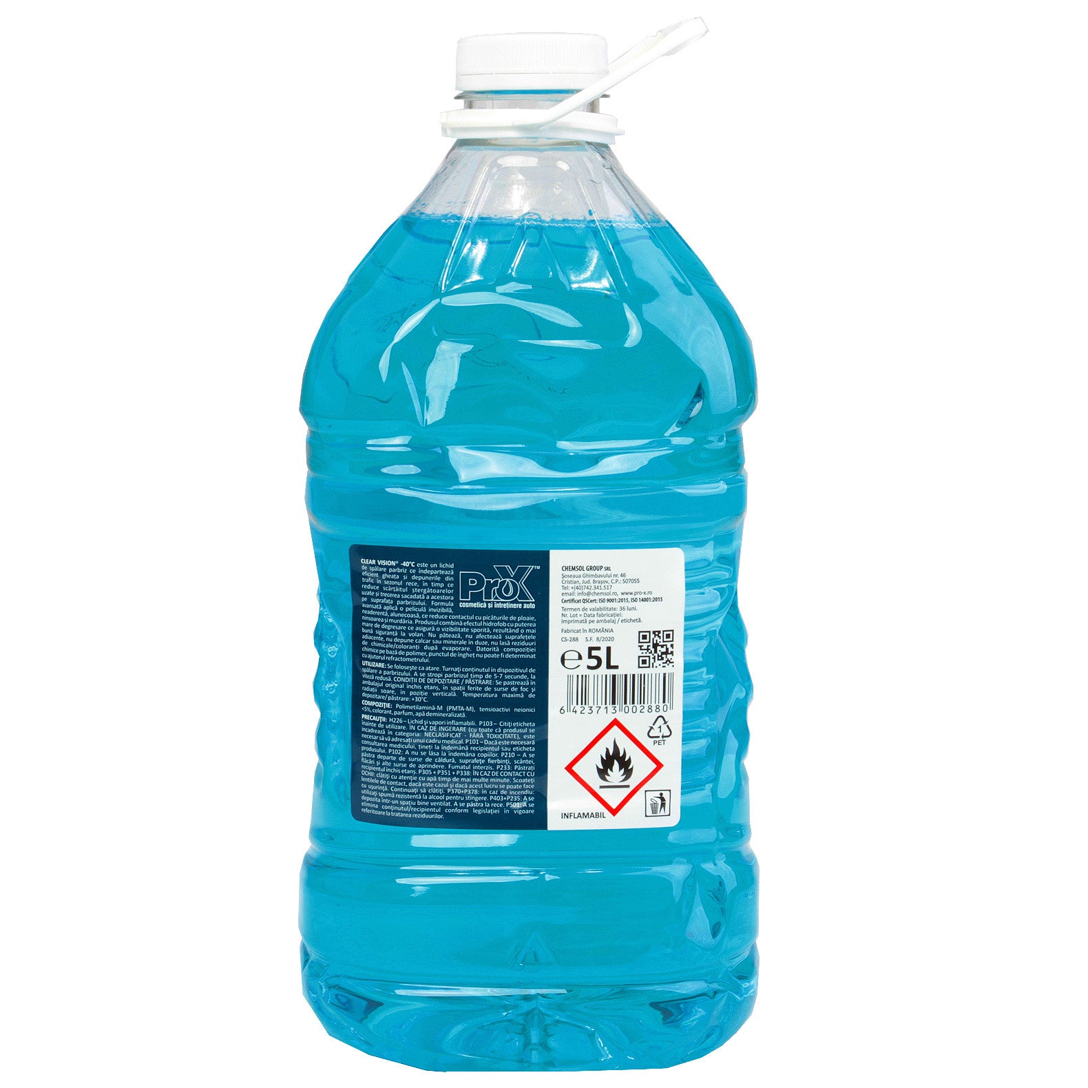Lichid parbriz PRO-X iarna diluat (-40°C)  5L ProX - CS276ETAN5L