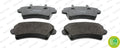 set placute frana,frana disc FVR1452 FERODO