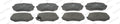 Set placute frana FERODO FVR4253