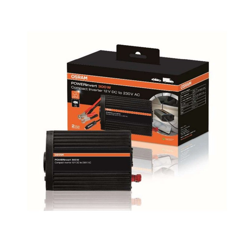 Invertor Osram POWERinvert Modified Sine Wave Inverter 12V DC 300W - OEINVU300
