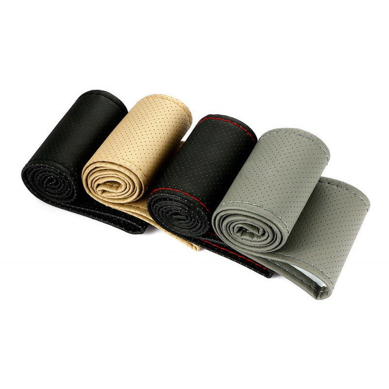 Otom Husa volan auto cu snur Beige - 38866