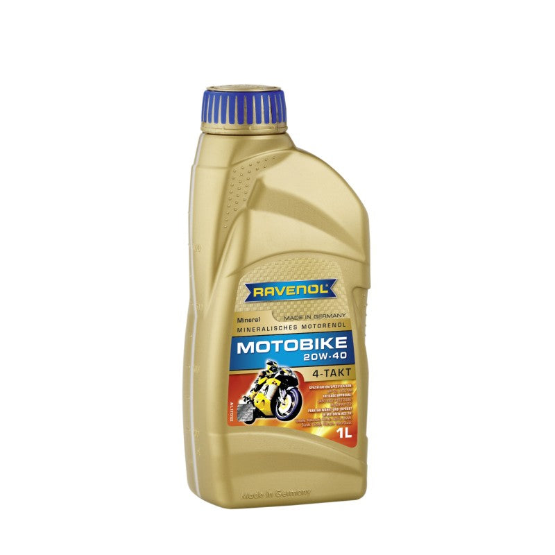 Ulei motor RAVENOL 4T MOTOBIKE Mineral 20W-40 1L 1173123-001