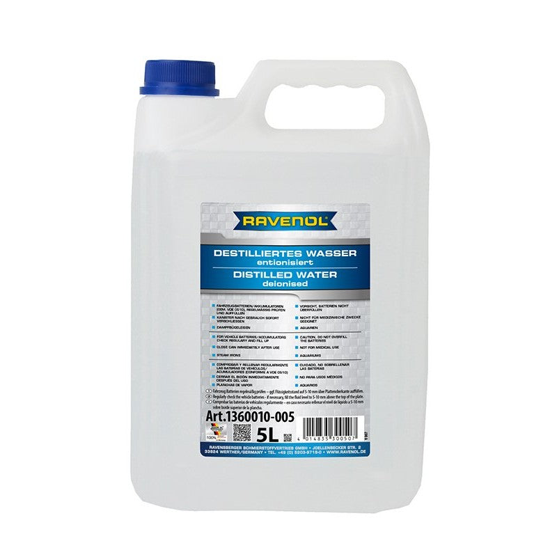 Service RAVENOL APA DISTILATA 5L 1360010-005