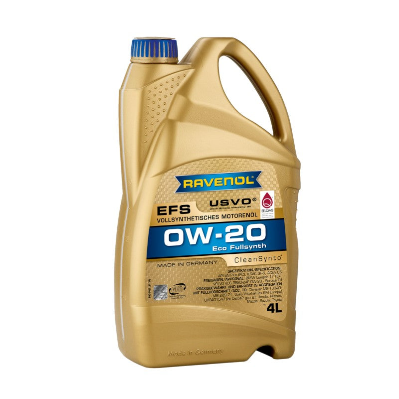 Ulei motor RAVENOL EFS 0W-20 4L USVO 1111105-004