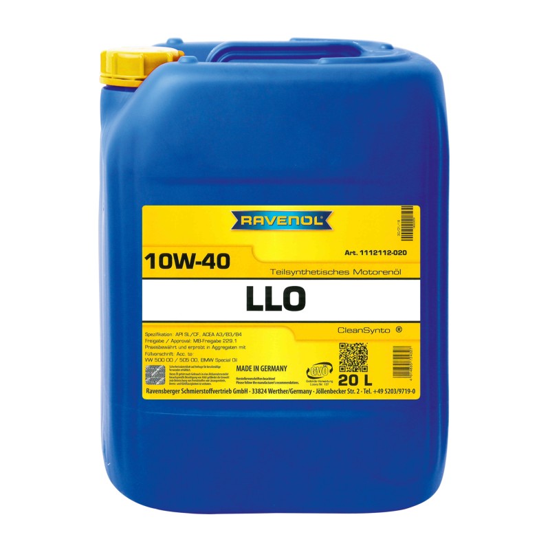 Ulei motor RAVENOL LLO 10W-40 20L 1112112-020