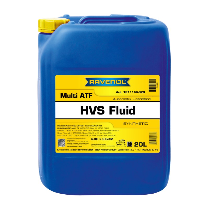 Ulei transmisie automata RAVENOL MULTI ATF HVS 20L 1211144-020