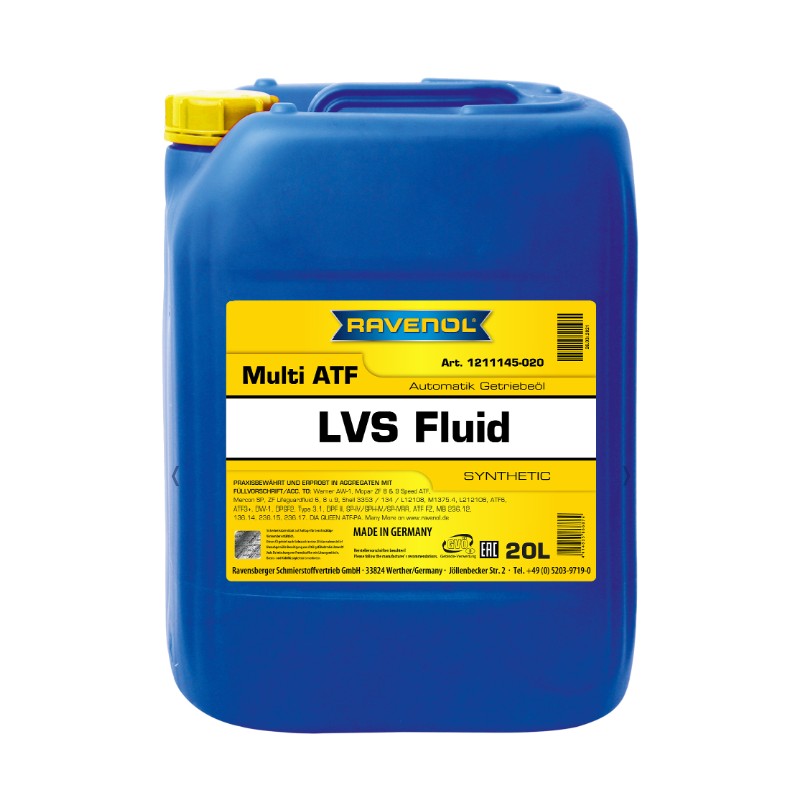 Ulei transmisie automata RAVENOL MULTI ATF LVS 20L 1211145-020