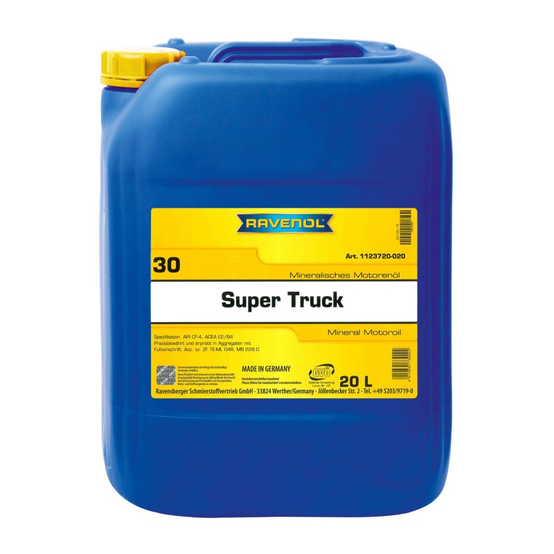 Ulei motor RAVENOL Super Truck SAE 30 20L 1123720-020