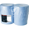 Rola de hartie albastra, 2 straturi, 1000 hartii, 38x36cm, (1 rola), E-COLL - 2764314622