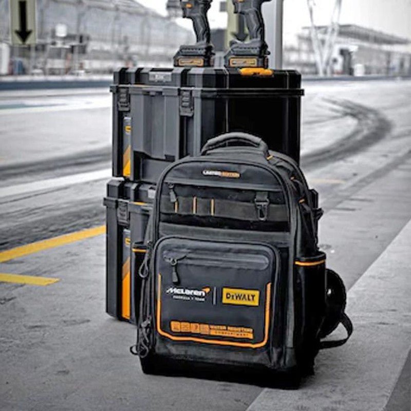 Rucsac pentru scule DeWalt DWST60122-1, 380 x 470 x 230 mm, editie speciala McLaren - DWST601221Scule si echipamente service
