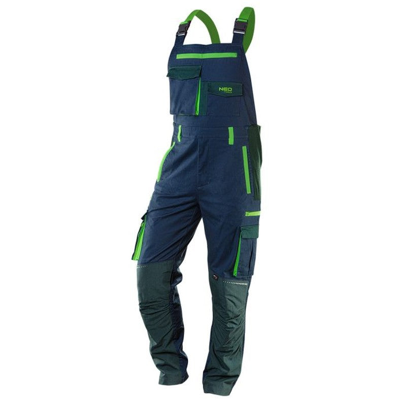 Salopeta de lucru PREMIUM, 62% bumbac, 35% poliester, 3% elastan, marimea M - 81246M