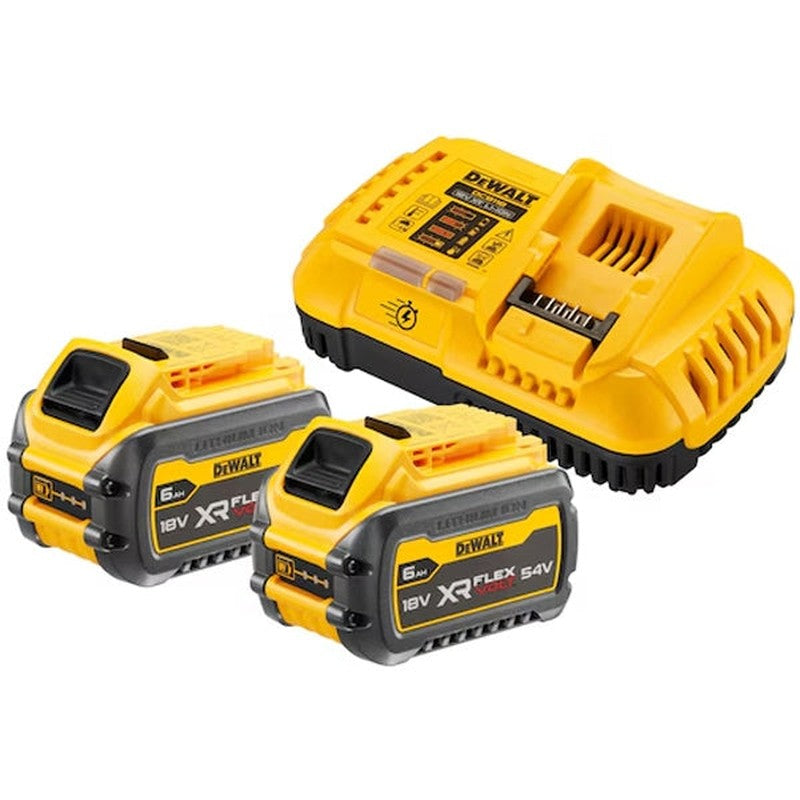 Set 2 acumulatori si incarcator, Li-Ion Flexvolt, 54/18 V, 6 Ah - DCB118T2QW